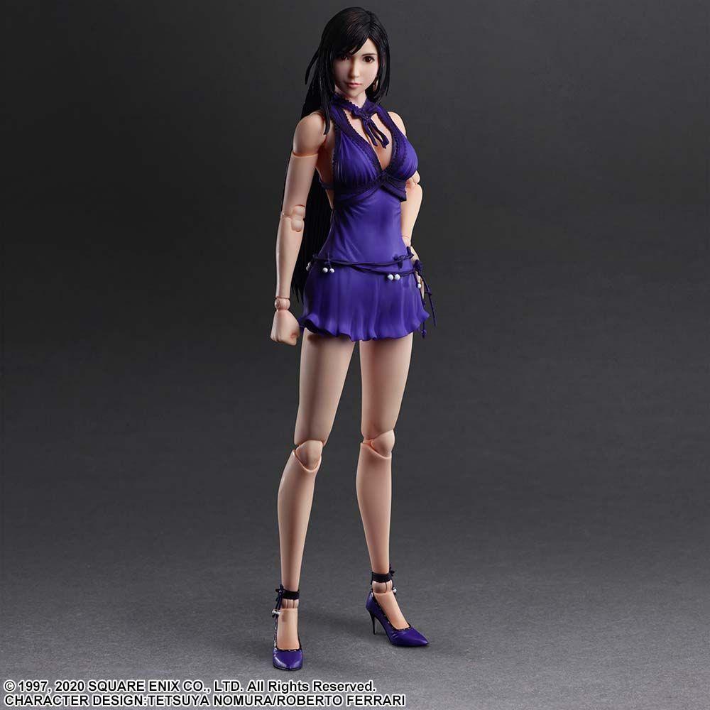 Final Fantasy VII Remake Play Arts Kai Action Tifa Lockhart Dress Ver. - DataBlitz