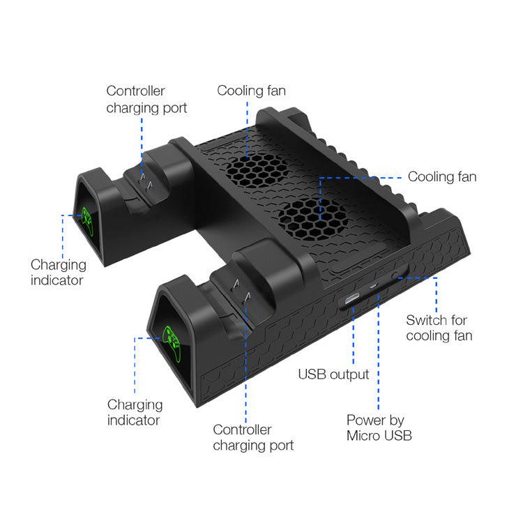 DOBE XBOX ONE X MULTIFUNCTIONAL COOLING STAND (TYX-1840) - DataBlitz