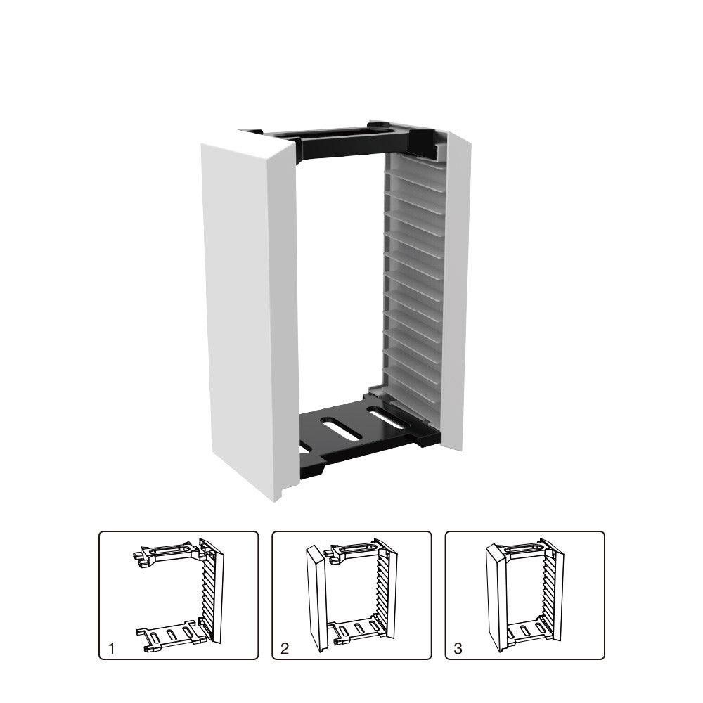 DOBE PS5 GAME CARD BOX STORAGE STAND (12-DISC) FOR PS/XBOXONE/N-SWITCH (TP5-0520) - DataBlitz