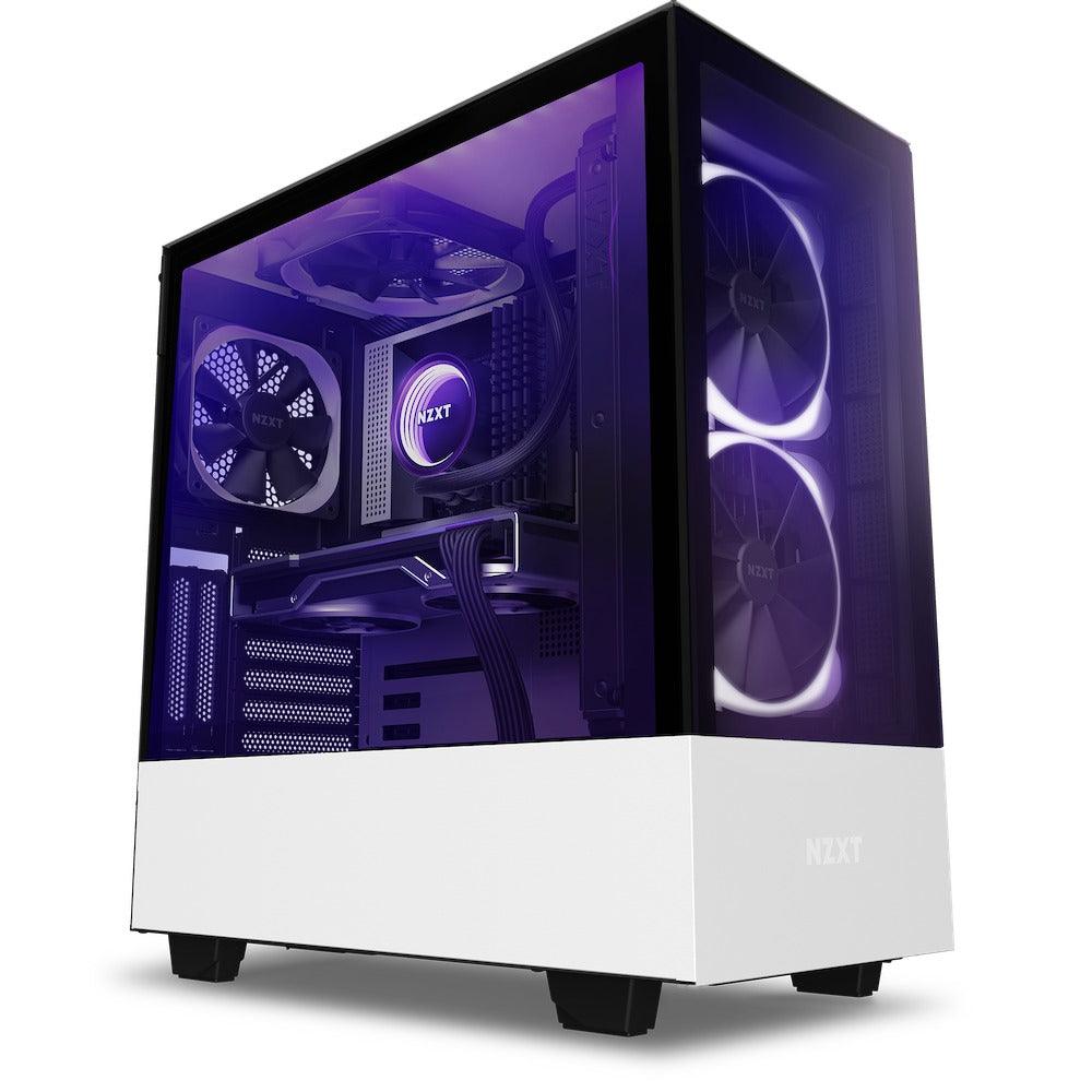 NZXT H510 Elite Premium Compact Mid-Tower ATX Case (Matte White) (CA-H510E-W1) - DataBlitz