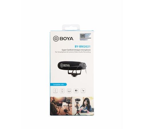 BOYA BY-BM2021 SUPER-CARDIOID SHOTGUN MICROPHONE FOR SMARTPHONE&CAMERA VIDEO/AUDIO RECORDING - DataBlitz