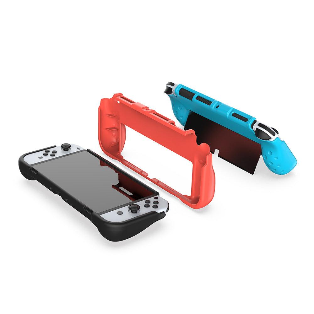 DOBE NSW PROTECTIVE CASE TPU MATERIAL FOR N-S OLED (RED) (TNS-1142) - DataBlitz
