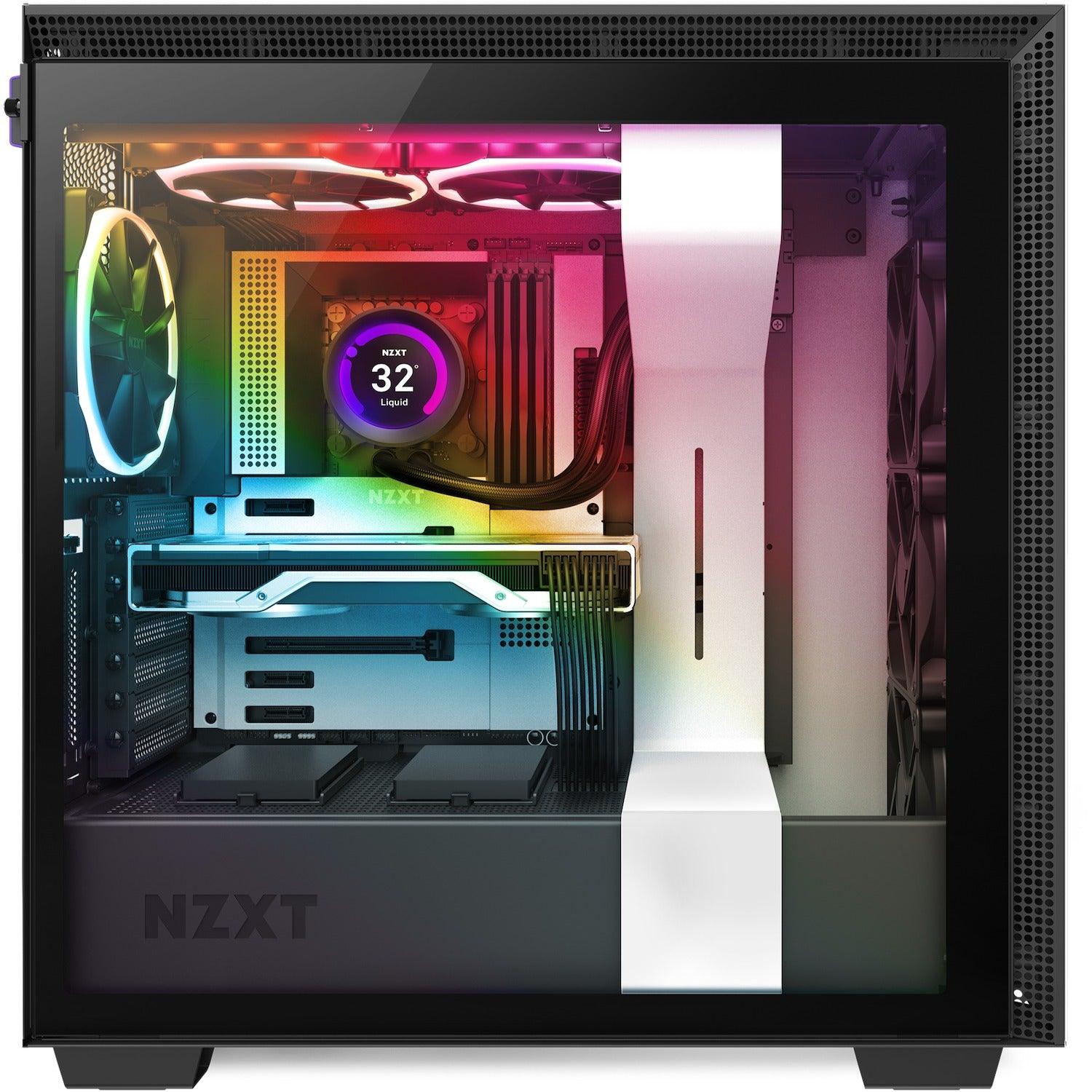 NZXT Kraken Z63 RGB 280mm Liquid Cooler With LCD Display (Matte Black) (RL-KRZ63-R1) + NZXT KRAKEN LGA 1700 Bracket Kit - DataBlitz