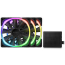 NZXT AER RGB 2 120MM 3-Pack Fan (Matte Black) (HF-2812C-TB) - DataBlitz