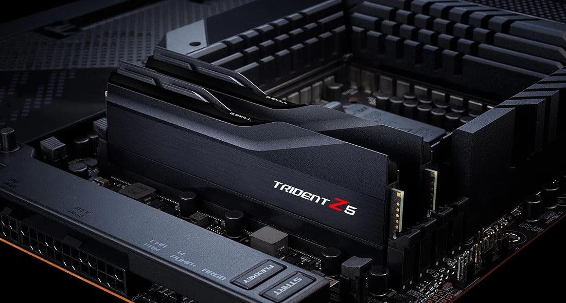 G.Skill Trident Z5 32GB (16GBX2) DDR5 Intel XMP 5600MHZ Memory (Matte Black) (F5-5600J4040C16GX2-TZ5K) - DataBlitz