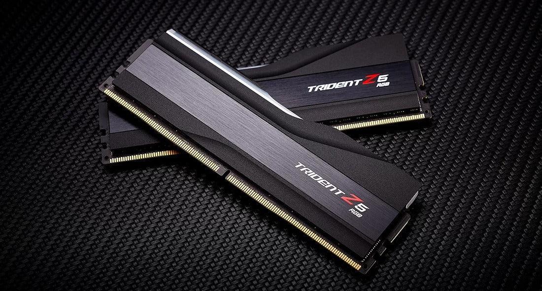 G.SKILL Trident Z5 RGB 32GB (2 x 16GB) DDR5-6000 Memory (Matte Black) (F5-6000U3636E16GX2-TZ5RK) - DataBlitz