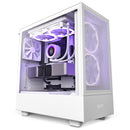 NZXT H5 Flow Compact Mid-Tower Airflow Case (White) (CC-H51FW-01)