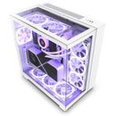 NZXT H9 Elite Premium Dual-Chamber Mid-Tower Airflow Case (Matte White) (CM-H91EW-01) - DataBlitz