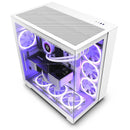 NZXT H9 Flow Dual-Chamber Mid-Tower Airflow Case (Matte White) (CM-H91FW-01) - DataBlitz