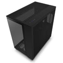 NZXT H9 Flow Dual-Chamber Mid-Tower AirFlow Case (Matte Black)  (CM-H91FB-01) - DataBlitz