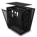 NZXT H9 Flow Dual-Chamber Mid-Tower AirFlow Case (Matte Black)  (CM-H91FB-01) - DataBlitz