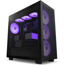NZXT H7 Flow Mid-Tower Airflow Case With RGB Fans (Matte Black)