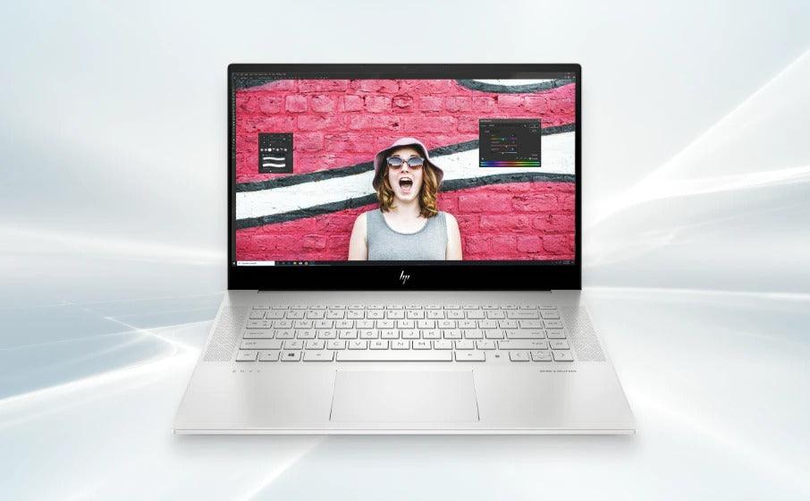HP Envy 15-EP1096TX Laptop (Natural Silver) | 15.6-" FHD | i7-11800H | 16 GB DDR4 | 1 TB SSD | RTX™ 3060 | Windows 11 Home | MS Office Home & Student 2021 | HP Prelude 15.6” Topload Bag - DataBlitz