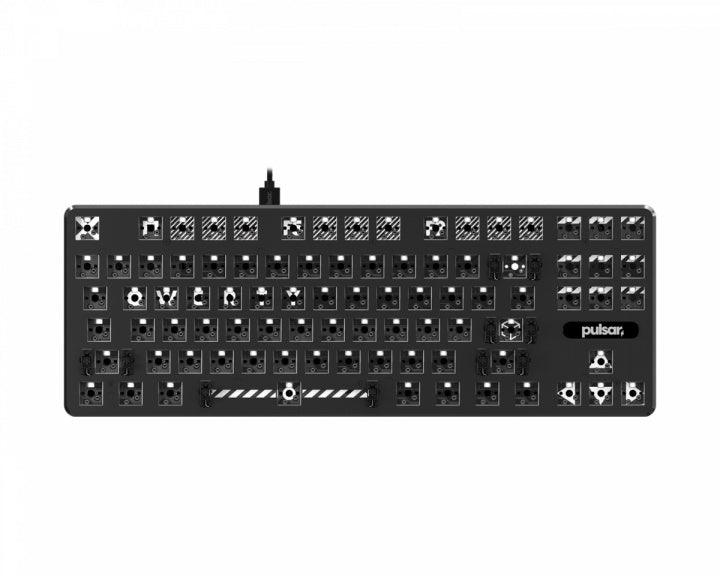 Pulsar 80% TKL ANSI Custom Mechanical Gaming Keyboard Barebone (Black) (PCMK801B) - DataBlitz