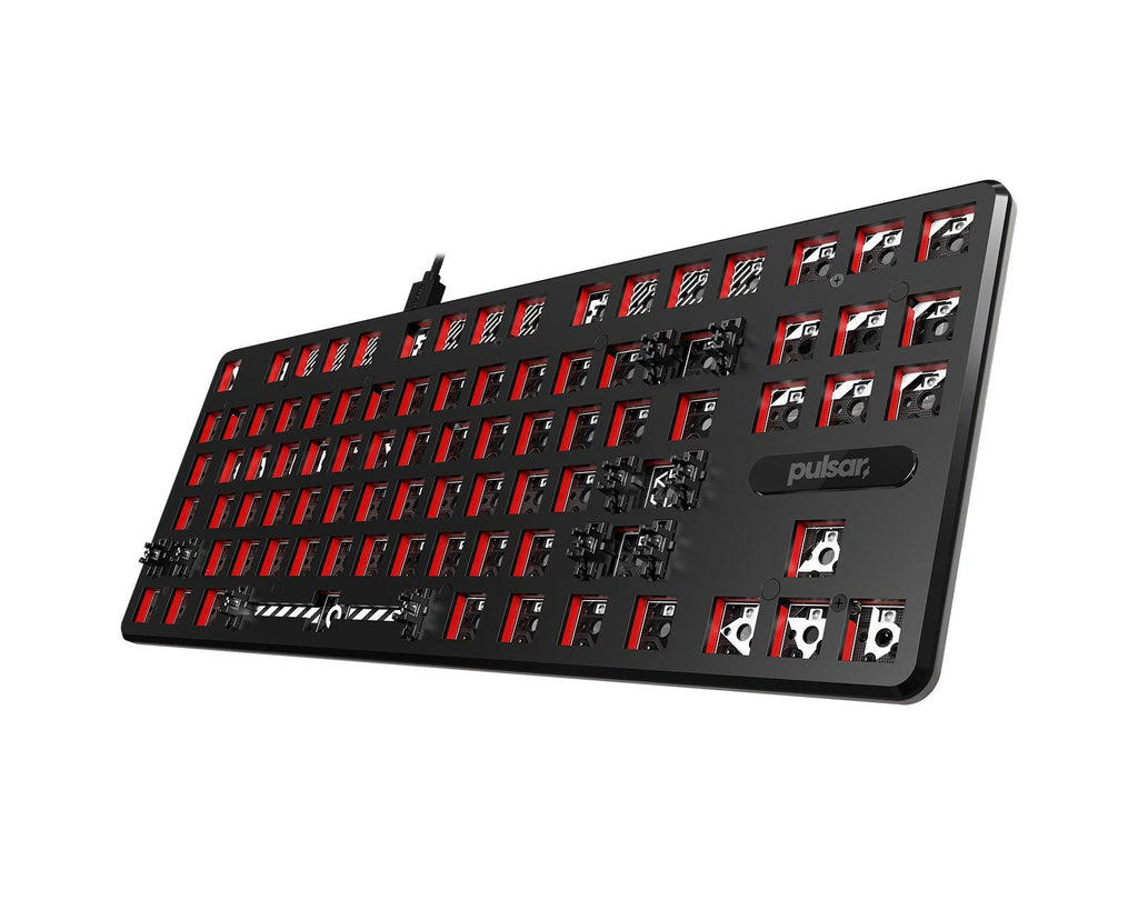 Pulsar 80% TKL ANSI Custom Mechanical Gaming Keyboard Barebone (Black)  (PCMK801B)