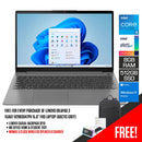 LENOVO Ideapad 3 15IAU7 82RK0047PH Laptop (Arctic Grey) | 15.6”  FHD |  i5-1235U | 8 GB RAM DDR4 | 512 GB SSD | Iris Xe Graphics | Windows 11 Home | MS Office Home & Student 2021 | Lenovo Casual Backpack B210 - DataBlitz