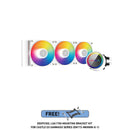 Deepcool GAMMAXX L360 A-RGB WH 360MM Liquid CPU Cooler (White) (DP-H12CF-GL360-ARGB-WH)+Deepcool LGA1700 Mounting Bracket Kit - DataBlitz