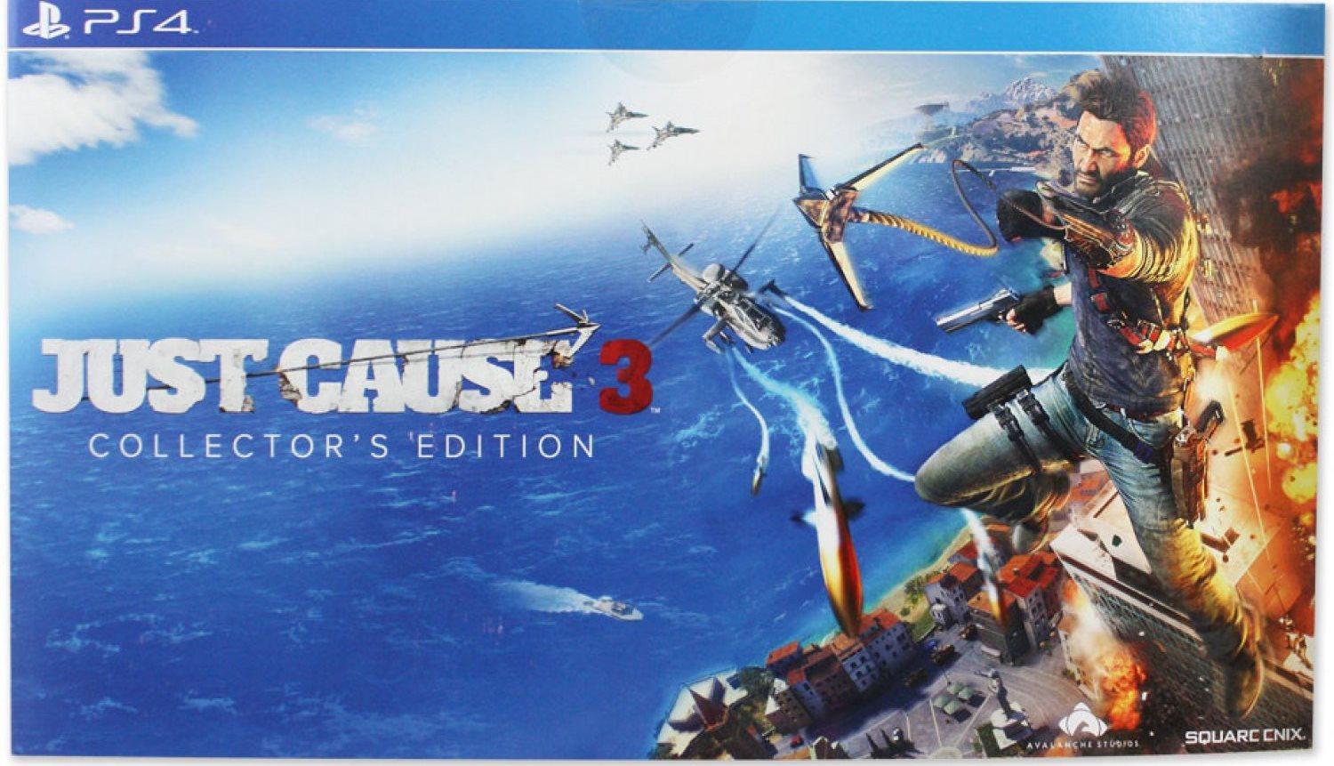 PS4 JUST CAUSE 3 COLLECTORS EDITION REG.3 - DataBlitz
