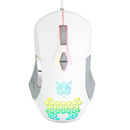 Onikuma CW902 RGB Wired Optical Gaming Mouse (White) - DataBlitz