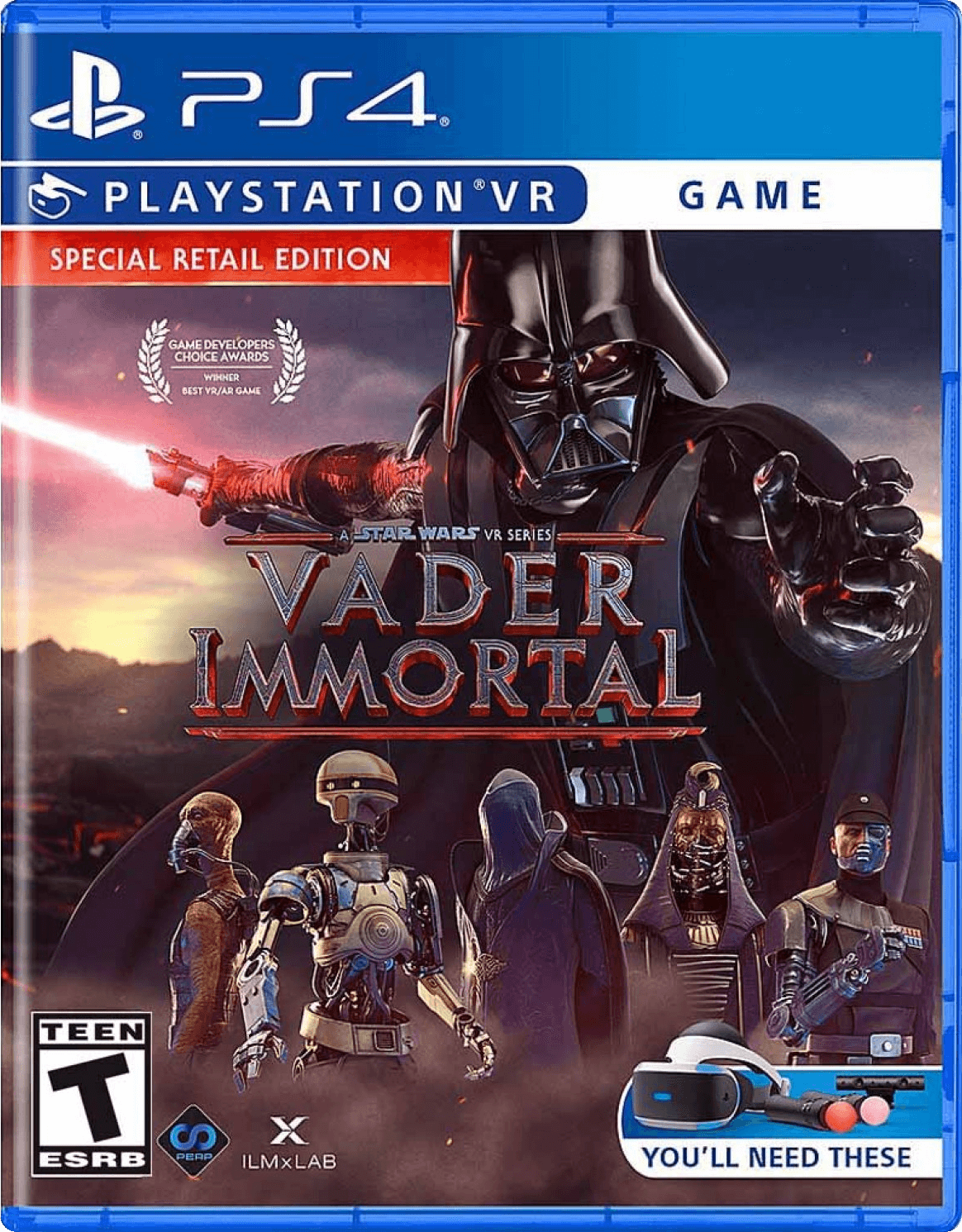 PS4 VADER IMMORTAL A STAR WARS VR SPECIAL RETAIL EDITION (ALL) (US) - DataBlitz