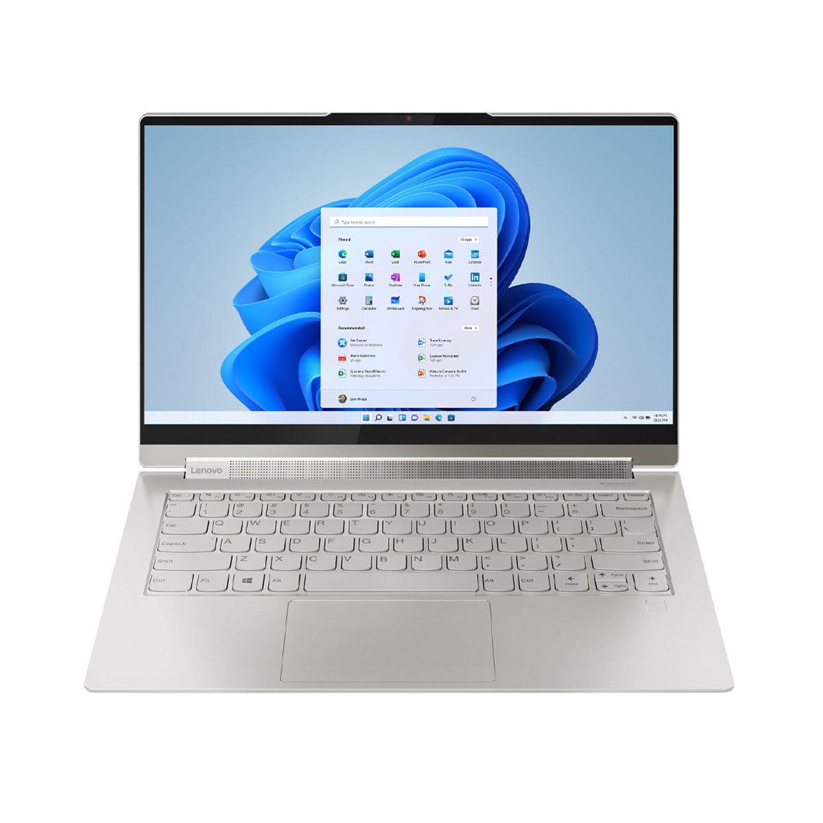 Lenovo Yoga 9I X70 82LU003LPH Laptop (Oatmeal) | 14” 2.8K OLED | i7-1260P | 16GB LPDDR5 RAM | 1TB M.2 SSD | Intel Iris Xe Graphics | Windows 11 Home | Lenovo Yoga Sleeve | Digital Pen - DataBlitz