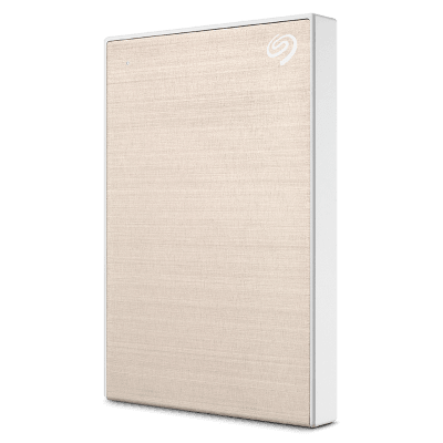 SEAGATE 1TB/TO BACKUP PLUS SLIM PORTABLE STORAGE (GOLD) - DataBlitz