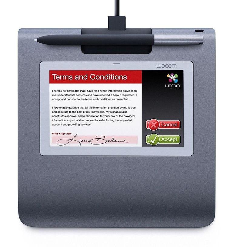 Wacom Cintiq Wacom STU-540 5 Inch Color Signature Pad - Electronic