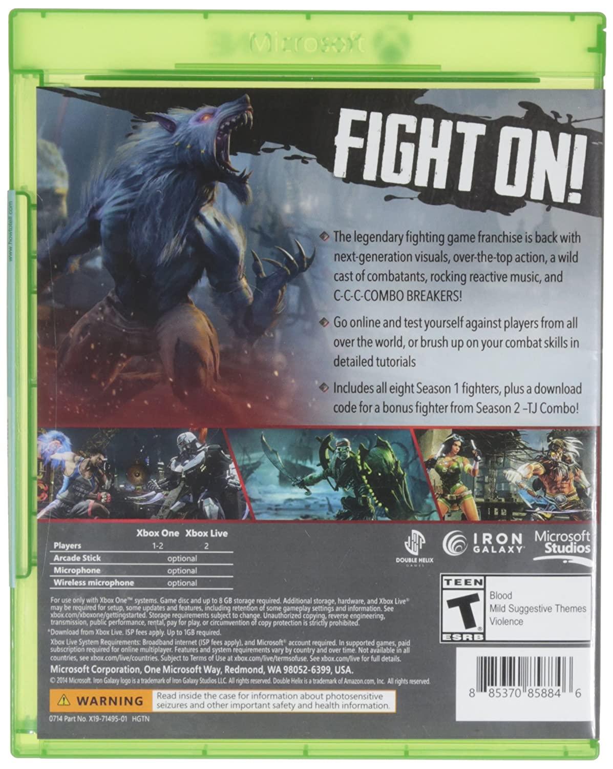 XBOX ONE KILLER INSTINCT COMBO BREAKER PACK NTSC - DataBlitz