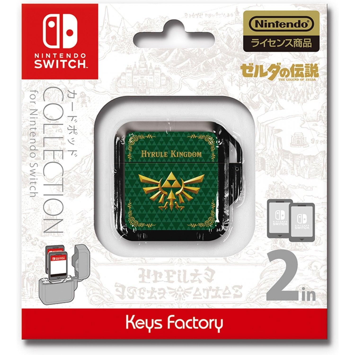 KEYS FACTORY NSW CARD POD THE LEGEND OF ZELDA COLLECTION (2 CARDS) FOR NINTENDO SWITCH (CCP-006-1) TYPE A - DataBlitz