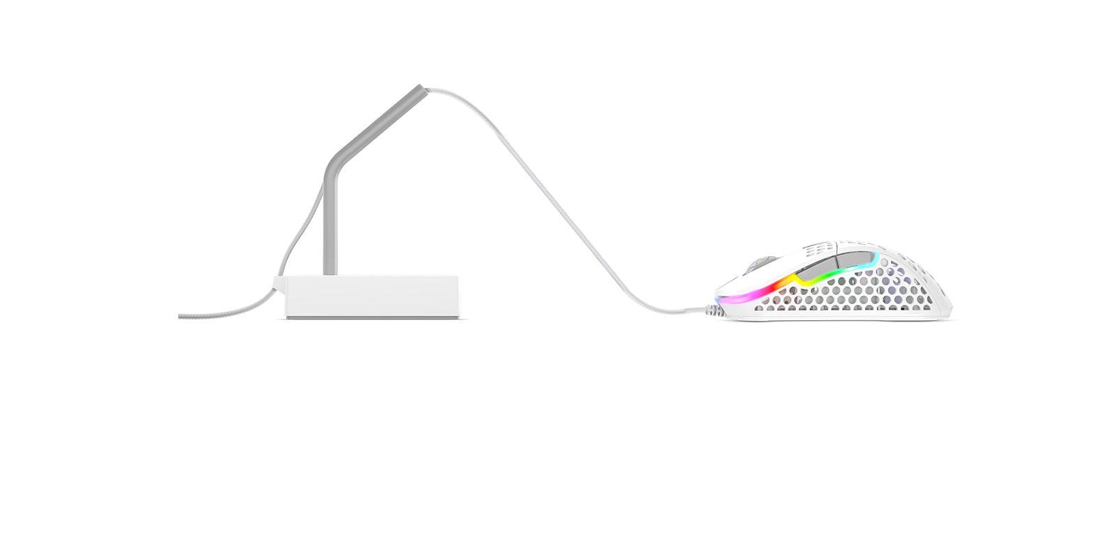 XTRFY B4 MOUSE BUNGEE FOR SMOOTHER GAMING (WHITE) - DataBlitz