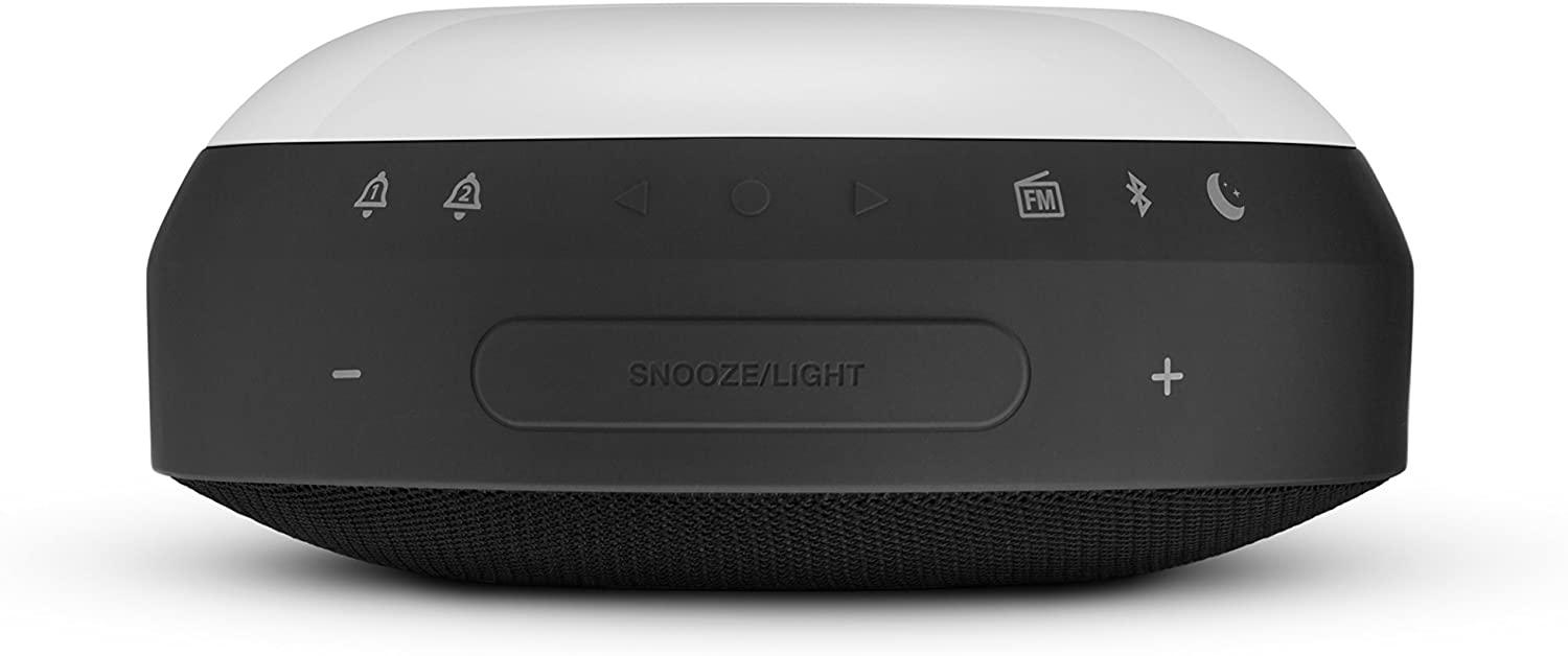 JBL HORIZON BLUETOOTH CLOCK RADIO WITH USB CHARGING AND AMBIENT LIGHT (BLACK) - DataBlitz
