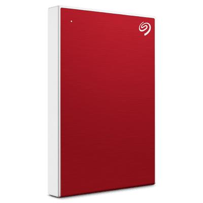 SEAGATE 1TB/TO BACKUP PLUS SLIM PORTABLE STORAGE (RED) - DataBlitz