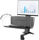 NORTH BAYOU L80 SIT-STAND WORKSTATION 17-32 INCH (BLACK) - DataBlitz