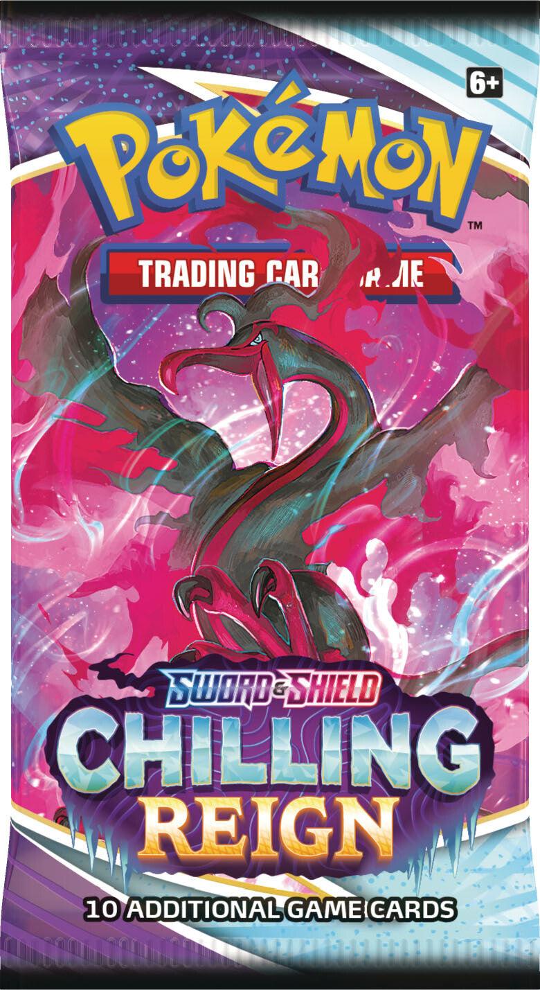 POKEMON TRADING CARD GAME SS6 SWORD & SHIELD CHILLING REIGN BOOSTER (177-80846) (ONE RANDOM BOOSTER PACK) - DataBlitz