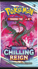 POKEMON TRADING CARD GAME SS6 SWORD & SHIELD CHILLING REIGN BOOSTER (177-80846) (ONE RANDOM BOOSTER PACK) - DataBlitz