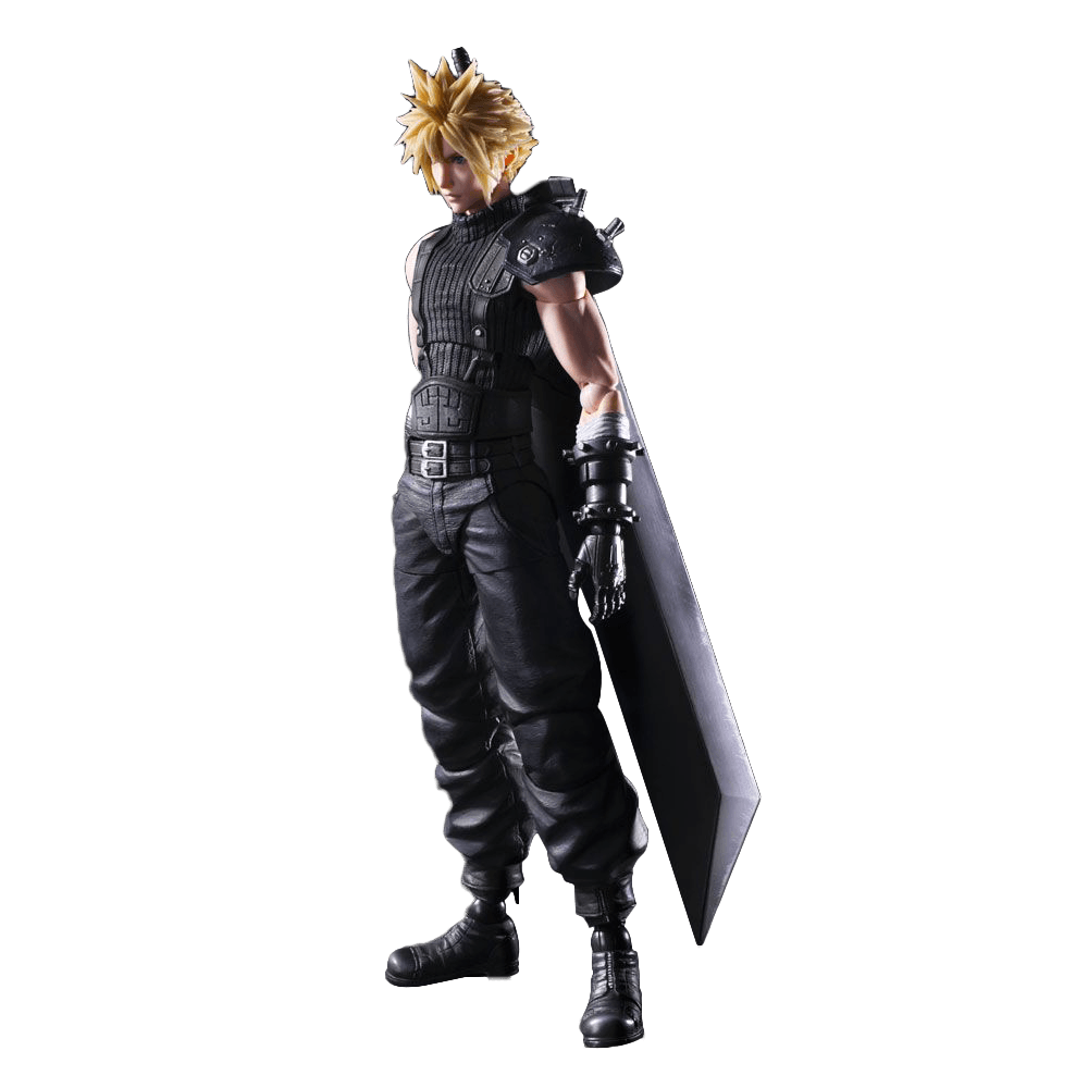 FINAL FANTASY VII REMAKE PLAY ARTS KAI ACTION FIGURE CLOUD STRIFE VER.2 - DataBlitz