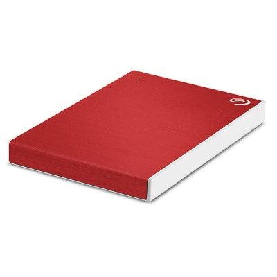 SEAGATE 2TB/TO BACKUP PLUS SLIM PORTABLE STORAGE (RED) - DataBlitz
