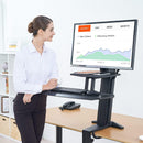 NORTH BAYOU L80 SIT-STAND WORKSTATION 17-32 INCH (BLACK) - DataBlitz
