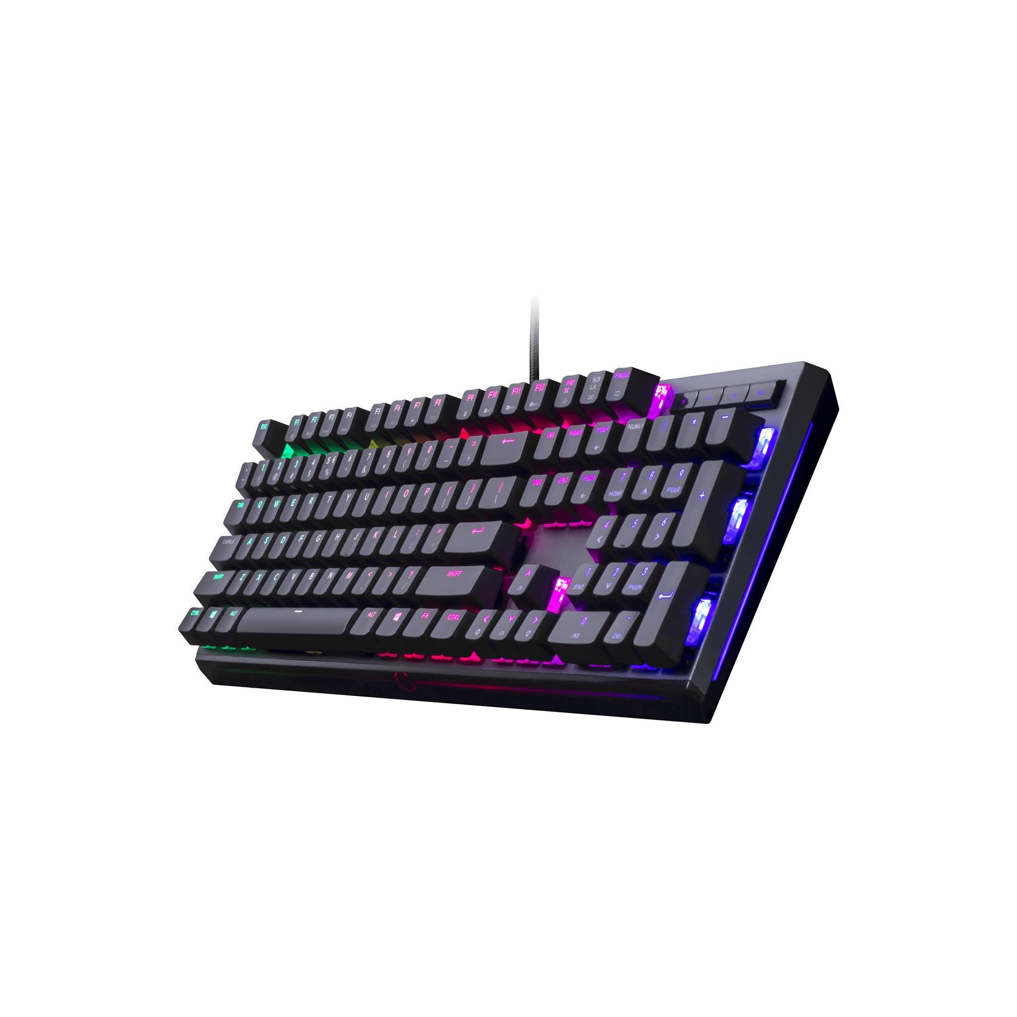 COOLER MASTER MK750 MECHANICAL GAMING KEYBOARD WITH RGB LIGHTBAR (CHERRY MX BLUE RGB TACTILE CLICKY) - DataBlitz