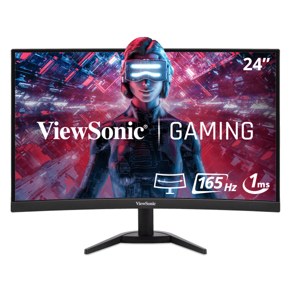 VIEWSONIC VX2468-PC-MHD 24" FHD CURVED GAMING MONITOR - DataBlitz