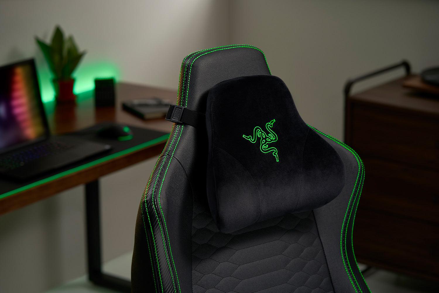 RAZER HEAD CUSHION NECK & HEAD SUPPORT FOR GAMING CHAIR (BLACK) - DataBlitz