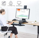 NORTH BAYOU L80 SIT-STAND WORKSTATION 17-32 INCH (BLACK) - DataBlitz