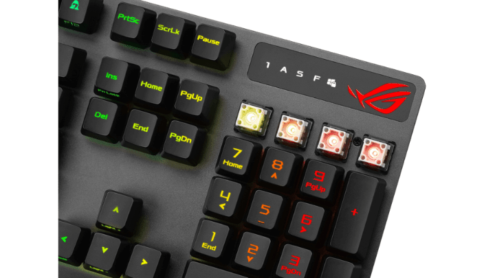 ASUS ROG STRIX SCOPE RX OPTICAL MECHANICAL GAMING KEYBOARD (RED) (XA05) - DataBlitz