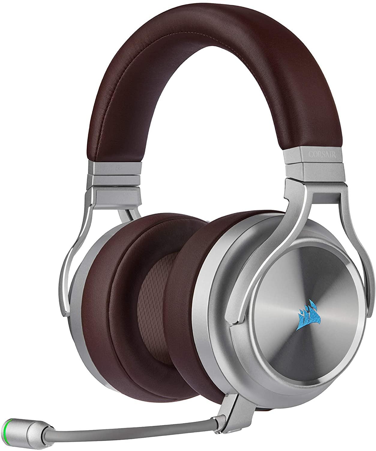 CORSAIR VIRTUOSO RGB WIRELESS SE HIGH FIDELITY GAMING HEADSET WITH 7.1 SURROUND SOUND (ESPRESSO) - DataBlitz