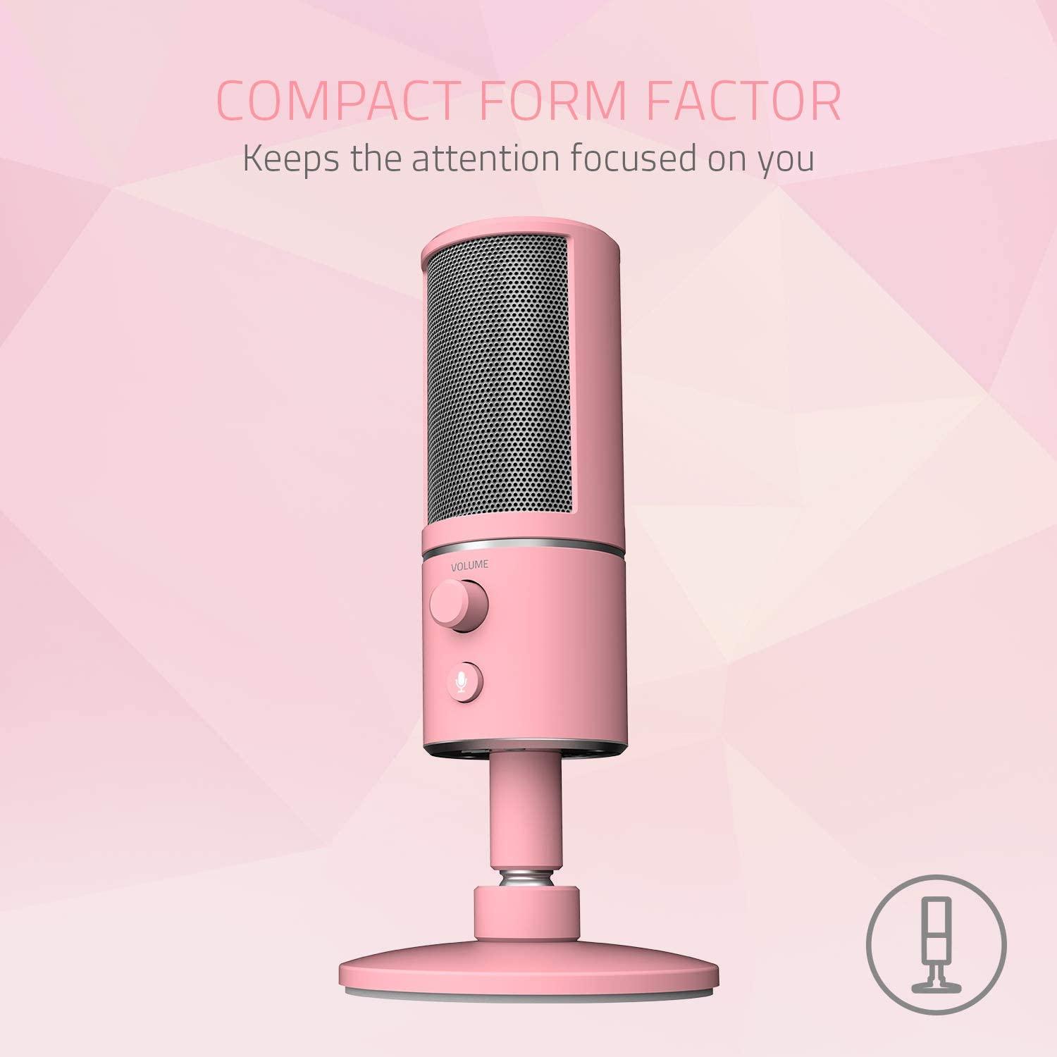 RAZER SEIREN X CONDENSER STREAMING MICROPHONE (QUARTZ) - DataBlitz