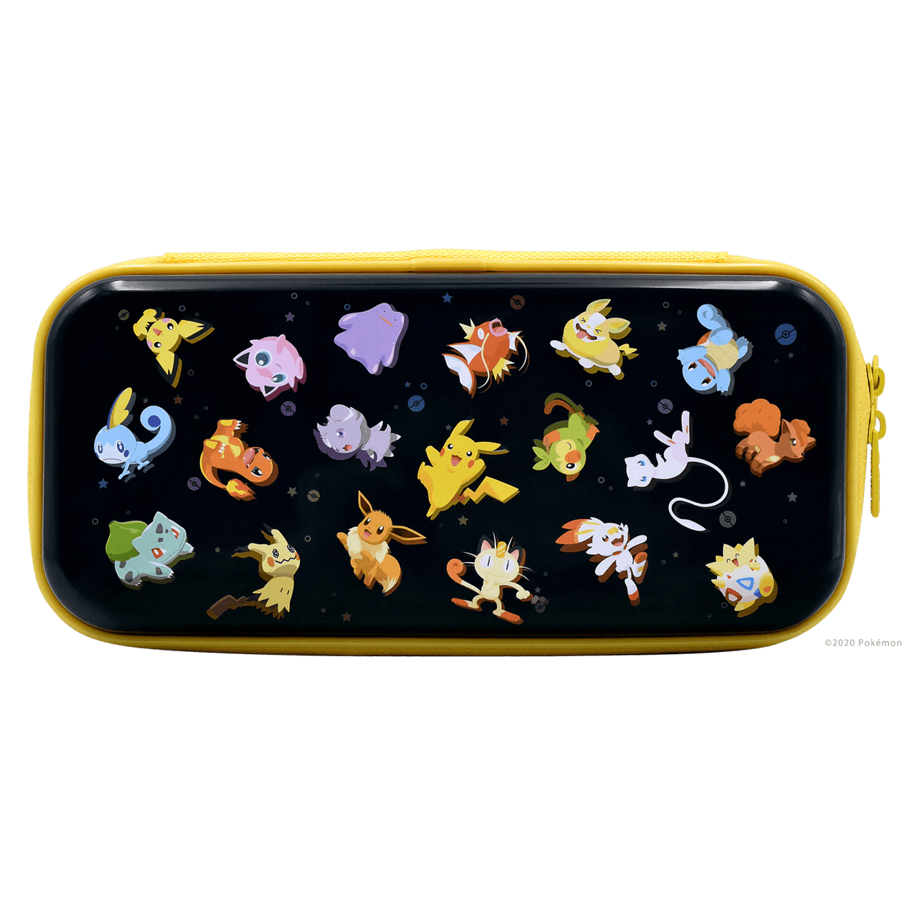 HORI NSW VAULT CASE POKEMON STARS FOR NINTENDO SWITCH/SWITCH LITE (BLACK/YELLOW) (NSW-292U) - DataBlitz