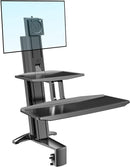 NORTH BAYOU L80 SIT-STAND WORKSTATION 17-32 INCH (BLACK) - DataBlitz