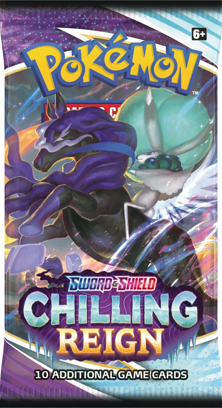 POKEMON TRADING CARD GAME SS6 SWORD & SHIELD CHILLING REIGN BOOSTER (177-80846) (ONE RANDOM BOOSTER PACK) - DataBlitz
