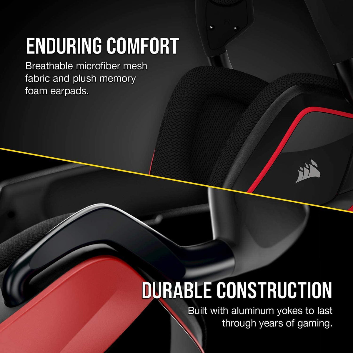 CORSAIR VOID ELITE SURROUND PREMIUM GAMING HEADSET WITH 7.1 SURROUND SOUND CHERRY (PC/PS4/XB1/NSW) - DataBlitz