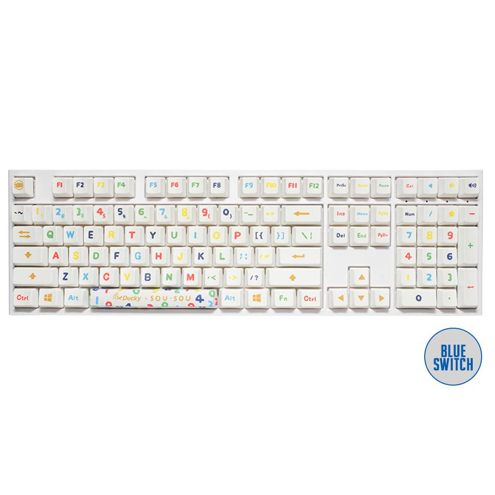 DUCKY X SOU SOU ONE 2 MECHANICAL KEYBOARD (CHERRY MX BLUE) (DKON1808-CUSPHWWBS1) - DataBlitz
